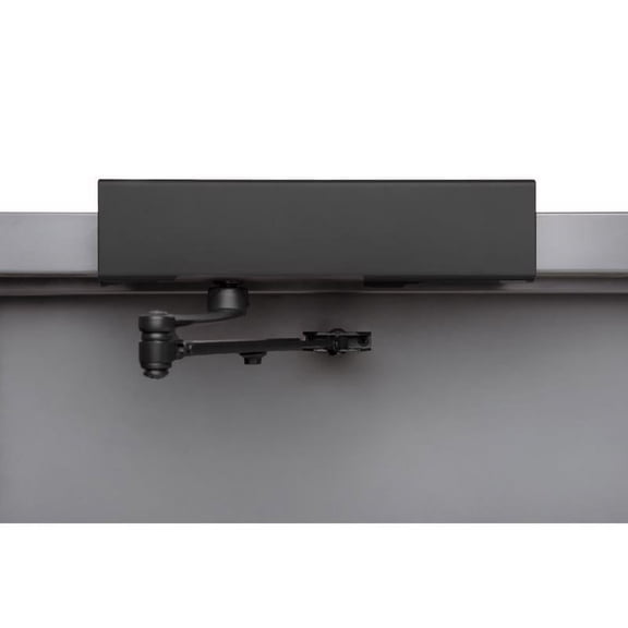BRINKS Commercial Matte Black Metal Hydraulic Adjustable Door Closer Grade 1