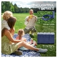 thumbnail image 3 of Outdoor Rug 9x18ft, Reversible Waterproof RV Patio Rug - Floral, 3 of 5