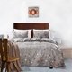 thumbnail image 2 of 3 unids/set estilo moderno 100% poliéster juego de cama funda de almohada sábana ajustable (Queen), 2 of 8