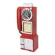 thumbnail image 2 of Modelo de teléfono decorativo retro a la moda vintage para bar (rojo), 2 of 9