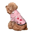 thumbnail image 5 of Fotbe Gnome With Heart Print Small Dog Sweater Hoodies Pet Grey Hooded Soft Fleece Sweatshirts with Pocket Fall Winter Puppy Cat Sweaters Warm Clothes-XX-Large, 5 of 7