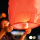 thumbnail image 2 of Linterna Kongming, lámpara de deseos ignífuga, especial para parejas en festivales, linterna de bendición, linterna de cielo grande, marcador gratuito, rojo, 5 piezas, 2 of 5