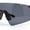 Tortoise - Black, variant on Polarized Mens Cool Futuristic Curved Shield Rimless Plastic Sport Sunglasses Matte Black Grey - Black