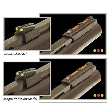 TRUGLO GOBBLE-DOT MAGNUM XTREME SHOTGUN FIBER OPTIC RED FRONT GREEN REAR (Best Fiber Optic Shotgun Sight)