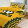 thumbnail image 2 of Green Comforter Set Cover 3 Piece Soft Microfiber Football Bedding Set with 1 Comforter Cover and 2 Pillowcases for All Season for Bedroom Decor,No Comforter 86"x70", 2 of 6
