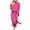 Hot Pink, variant on TIHLMK Womens Dresses Fashion Women's Summer Casual Sleeveless Strapless Solid Fork Opening Dress