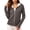 Black, variant on UPF 50+ Sun Protection Hoodie for Women - Classic Striped Long Sleeve Zip Up Jacket with Thumbholes & Pockets, Nautical Style Lightweight Active Rash Guard Purple XL