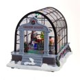 thumbnail image 1 of Kurt S. Adler C5630 5.5 in. Battery-Operated LED Musical Green House & Santa Table Piece, 1 of 1