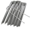 thumbnail image 1 of BRILLAR Clavijas de jardín galvanizadas en forma de U para asegurar membranas de control de malezas, telas, césped artificial, esteras y redes, 1 of 5