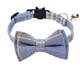 thumbnail image 1 of Collar Ganfancp Algodón Plaid Bowknot Desmontable Mascota, 1 of 1