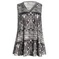 thumbnail image 6 of Viikei Womens Tank Top Camisoles for Women Plus Plus Size Printed Vest V-neck Loose Pullover Tops, 6 of 8