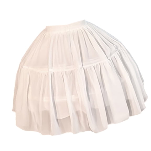 Girls Elegant Princess Underskirt With Adjustable Fit Wedding Celebration Attire