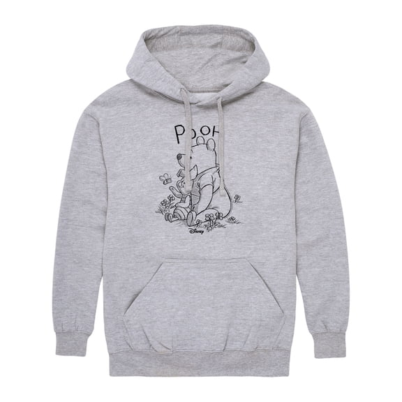 Winnie The Pooh - Pooh And Piglet - Men's Fleece Hoodie Sweatshirt