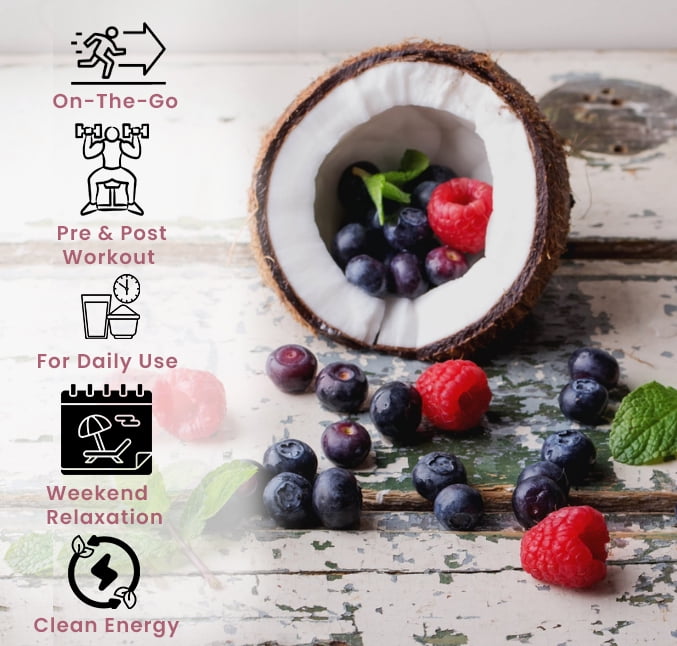 Bobelo Self Carbonating Hydration Powder Packets, Coconut Berry, Sugar-Free, 15 Count, 0.3 oz