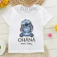 thumbnail image 4 of Camiseta de algodón para niños, camiseta de dibujos animados de Disney Lilo Stitch, camiseta de manga linda de Stitch, camiseta gráfica Y2k, camisetas para niñas y niños, 4 of 5