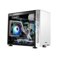thumbnail image 5 of Lian Li TU150 - Tower - mini ITX - windowed side panel (tempered glass) - no power supply (SFX12V/SFX-L12V) - silver - USB/Audio, 5 of 15