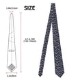 thumbnail image 3 of Gaeub Sardine Men's Classic Woven Jacquard Necktie Perfect for Weddings & Parties, 3 of 7