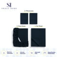 thumbnail image 4 of Sweet Home Collection 1500 Series 4 Piece Ultra Soft Microfiber Sheet Set, Twin, Navy, 4 of 5