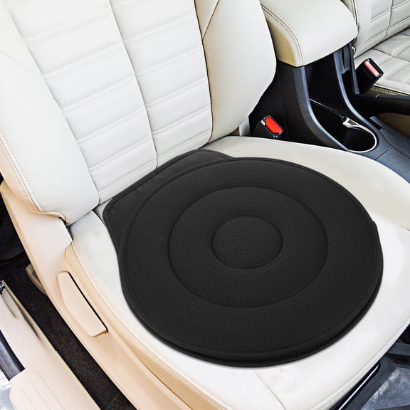 LOLIPPYY Reusable Soft Black Car Seat Cushion Pad with Ergonomic Support for Front and Truck Seats Comfort