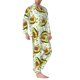 thumbnail image 2 of Fotbe Avocado Doing Sport Pijama de Hombre con Estampado de Manga Larga, Conjunto de 2 Piezas, Ropa de Dormir Suave y Cómoda con Bolsillos-Medium, 2 of 7