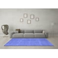 thumbnail image 3 of Ahgly Company Indoor Rectangle Oriental Blue Industrial Area Rugs, 2' x 5', 3 of 4