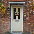 thumbnail image 3 of Wooden Welcome Sign with Bowknot Ribbon Front Door Porch Gate Hanging  Plaque Board, 3 of 9