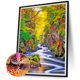 thumbnail image 2 of Pintura de diamante 5D DIY Taladro redondo completo Bosque Stream Kit Decoración para el hogar Arte Artesanía FLhrweasw Nuevo, 2 of 9