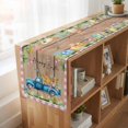 thumbnail image 6 of Table Runners 72 Inches Long Dress Scarves, Pink Plaid Easter Farmhouse Kitchen Table Runner, Coffee Tablerunners, Blue Truck Spring Floral Bunny Wooden 14x72 Inch, 6 of 9