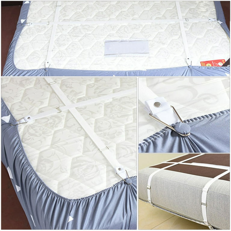 Easy-to-install Sheet Holders For Mattresses - Keep Sheets Securely In  Without Elastic Straps - Temu