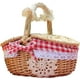 thumbnail image 1 of Cestas de picnic de mimbre con tapa dividida, cesta de picnic tejida de estilo vintage, cesta de mimbre tejida a mano, cesta de mimbre para acampar al aire libre, día de San Valentín, Acción de, 1 of 4