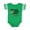 Football Green and White, variant on Black History Month Rocks- boy with guitar Boys or Girls Baby Bodysuit