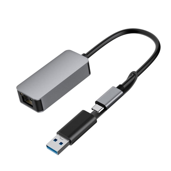 2.5G USB Ethernet Adapter 2500Mbps Fast Speed Networking Converter With RJ45 Port For Laptop PC Desktop
