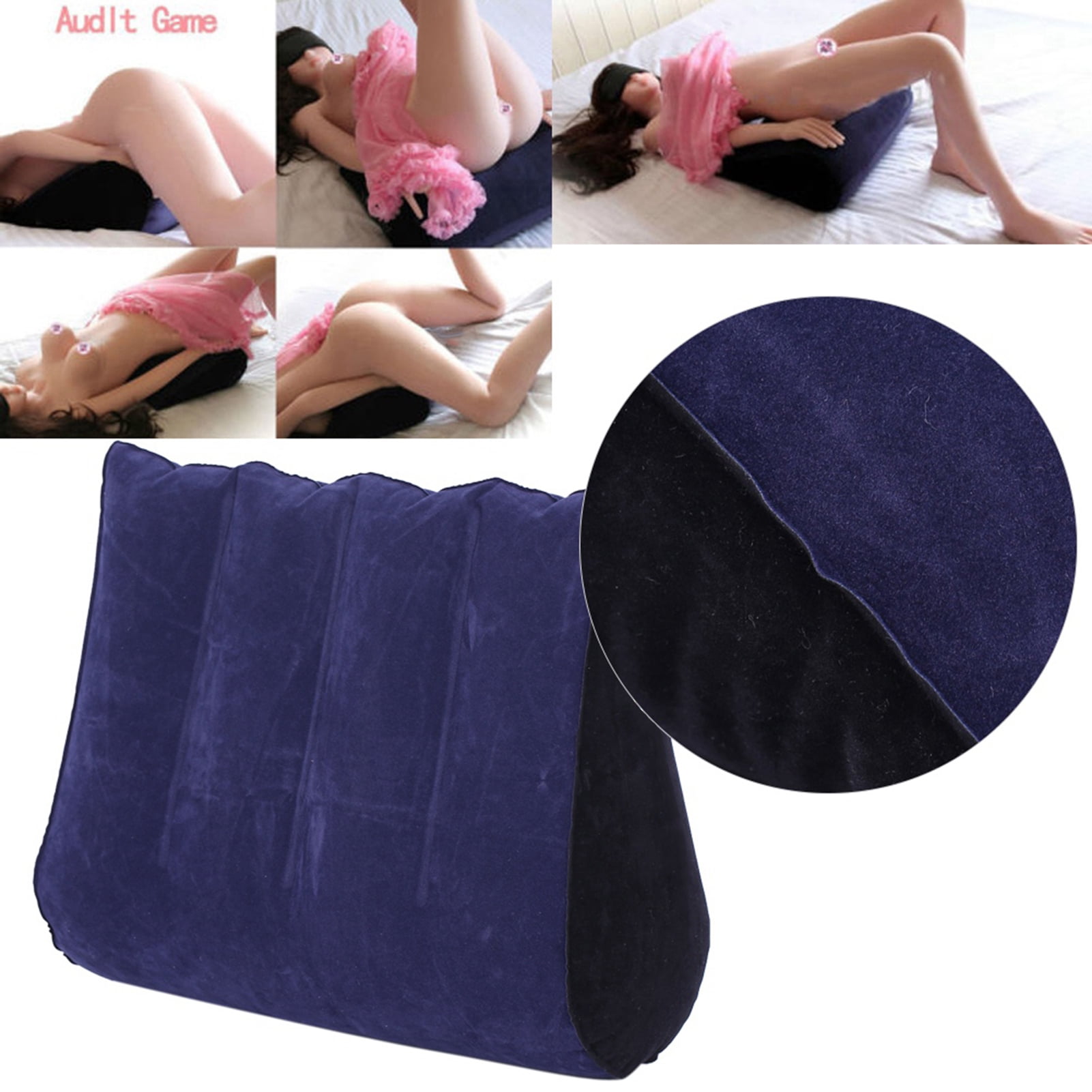 Cojin De Posicion Sexual Cojin Sexual Pareja Juego Almohada Inflable Sexo Almohada 1PC Triangulo Inflable Sexo Almohada Pareja Juego Amor Posicion Ayuda Cojin ANGGREK Couple Game Pillow Walmart en lin...