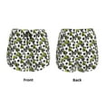 thumbnail image 6 of Goofa Soccer and Football Printed Women 2 in 1 Running Shorts,Quick Dry Athletic Workout Shorts,High Waisted Athletic Shorts with Liner Pockets-, 6 of 9