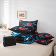 thumbnail image 6 of Castle Fairy Car Twin Bedding Sets for Children Teens,Speed Sport Bedding Comforter Set, 6 of 8