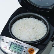 Zojirushi NS-LGC05XB 3 Cup Stainless Steel Micom Rice Cooker & Warmer