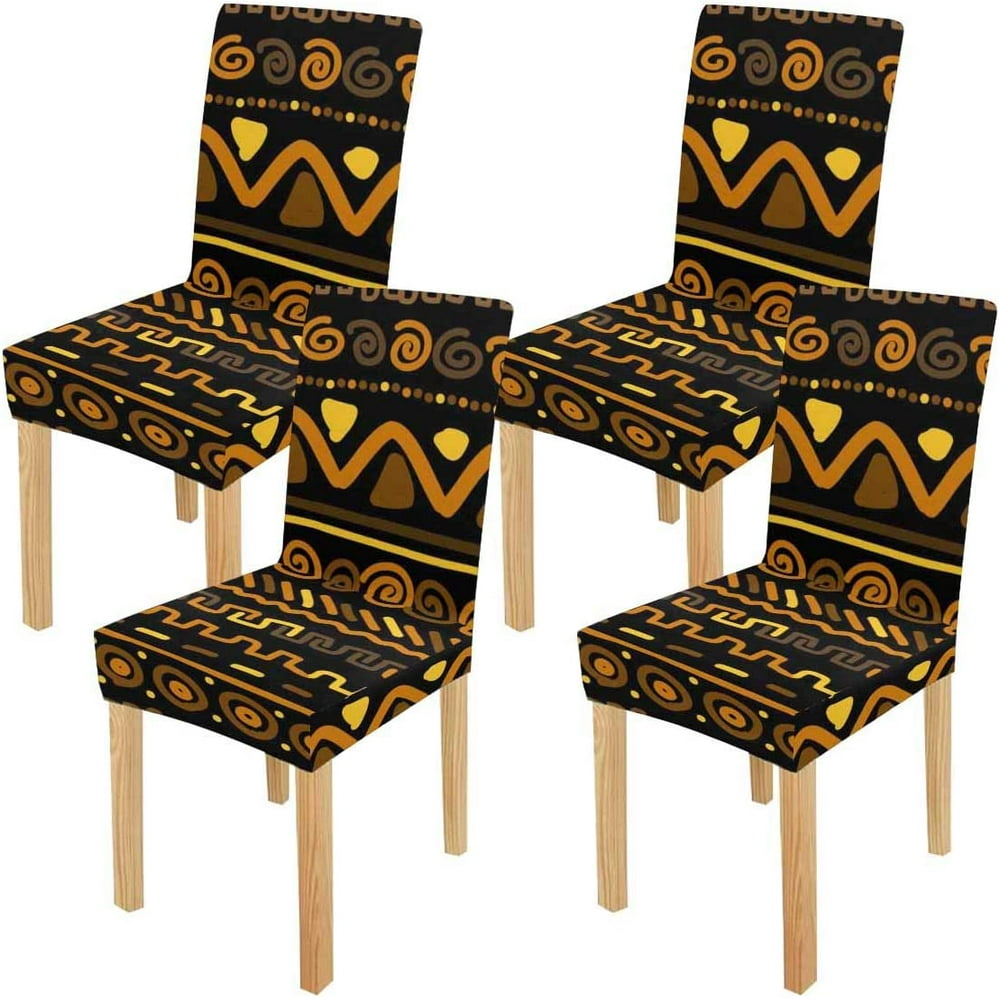 FMSHPON African Arts Tribal Print Stretch Chair Cover Protector Seat