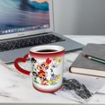 thumbnail image 3 of Taza de cerámica de Las Chicas Superpoderosas para hombres y mujeres, linda taza de café y agua para las vacaciones de Navidad, diseño único con asa para la oficina en casa, taza de café y té, 3 of 5