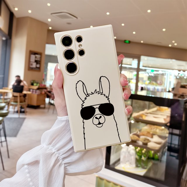 Caja de teléfono de goma TPU a prueba de golpes con diseño minimalista de dibujos animados - Ideal para la serie iPhone