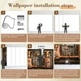 thumbnail image 5 of Peel and Stick Wallpaper Wall Murals Antique Steampunk Retro Vintage Old Metal Gear 69"H x 96"W Removable Wall Paper Self-Adhesive Wall Decor for Bedroom Living Room Nursery, 5 of 7
