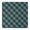 Blue And Black, variant on Yellow and Black Checkered Pattern Square Fitted Tablecloth with Elastic Edge, Washable Table Cover for Home Kitchen Party and Daily Decor 34"x34"