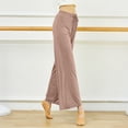 thumbnail image 4 of Kureaily Wide Leg Pants High Waist Straight Vertical Vertical Stretch Modern Dance Training Pants Classical Dance Pants Yoga Pants Women Summer Pants, 4 of 4