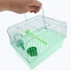thumbnail image 4 of Jaula portátil para pájaros con bebedero y comedero. Amplia jaula para pájaros para un viaje cómodo. Transportín metálico para pájaros. Jaula de viaje portátil para pájaros., 4 of 8