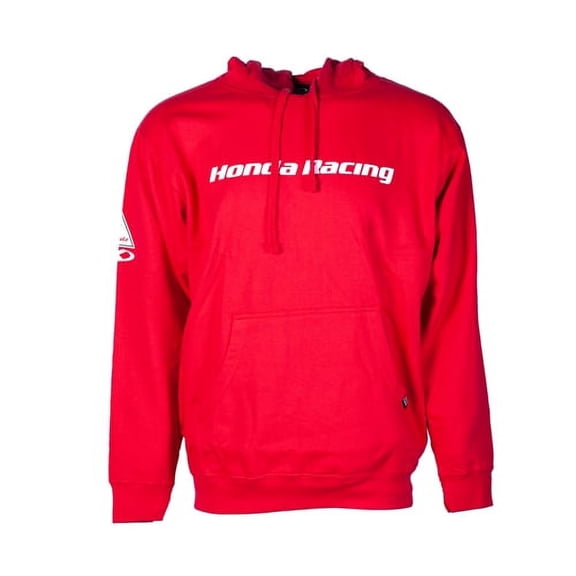 HONDA RACING MEN'S PULLOVER HOODIE / RED (L)