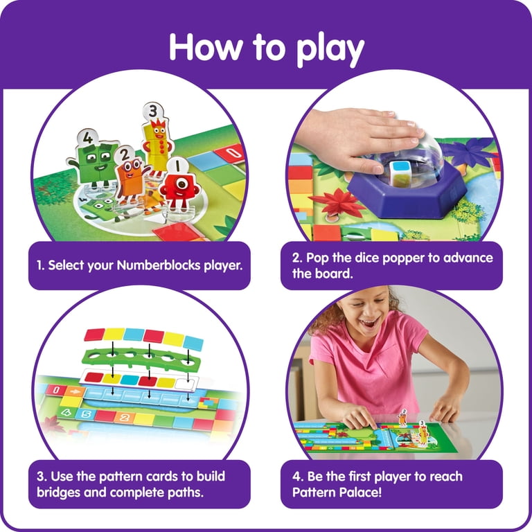 hand2mind Numberblocks Race to Pattern Palace Game photo 3