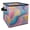 Multi1, variant on RATGDN Collapsible Fabric Cube Storage Bin with Double Handles for Living Room Bedroom Office Black - Vibrant Watercolor Yellow Blue