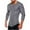 Gray, variant on YYDGH Men's Casual T Shirts Long Sleeve Crew Neck Cotton Shirt Stretch Curved Hem Slim Fit Solid Color Hipster Tops