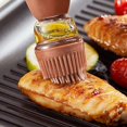 thumbnail image 6 of Oil Dispenser Bottle with Barbecue Brush, Oil Storage and Dispenser Container for Kitchen BBQ Grilling Baking Cooking (Coffee), 6 of 7