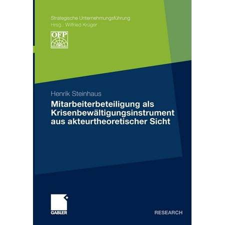 ISBN 9783834926104 product image for Strategische Unternehmungsführung: Mitarbeiterbeteiligung ALS Krisenbewältigungs | upcitemdb.com