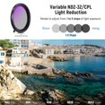 thumbnail image 4 of Juego de filtros NEEWER True Colors 82 mm Variable ND2-32 y CPL, 4 of 9